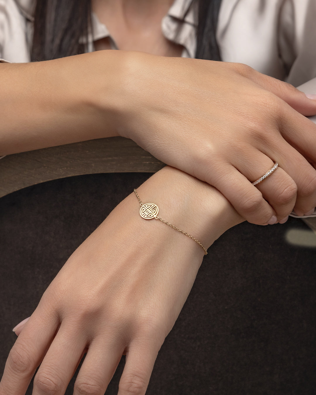 Lucky B Gold Amulett Bracelet