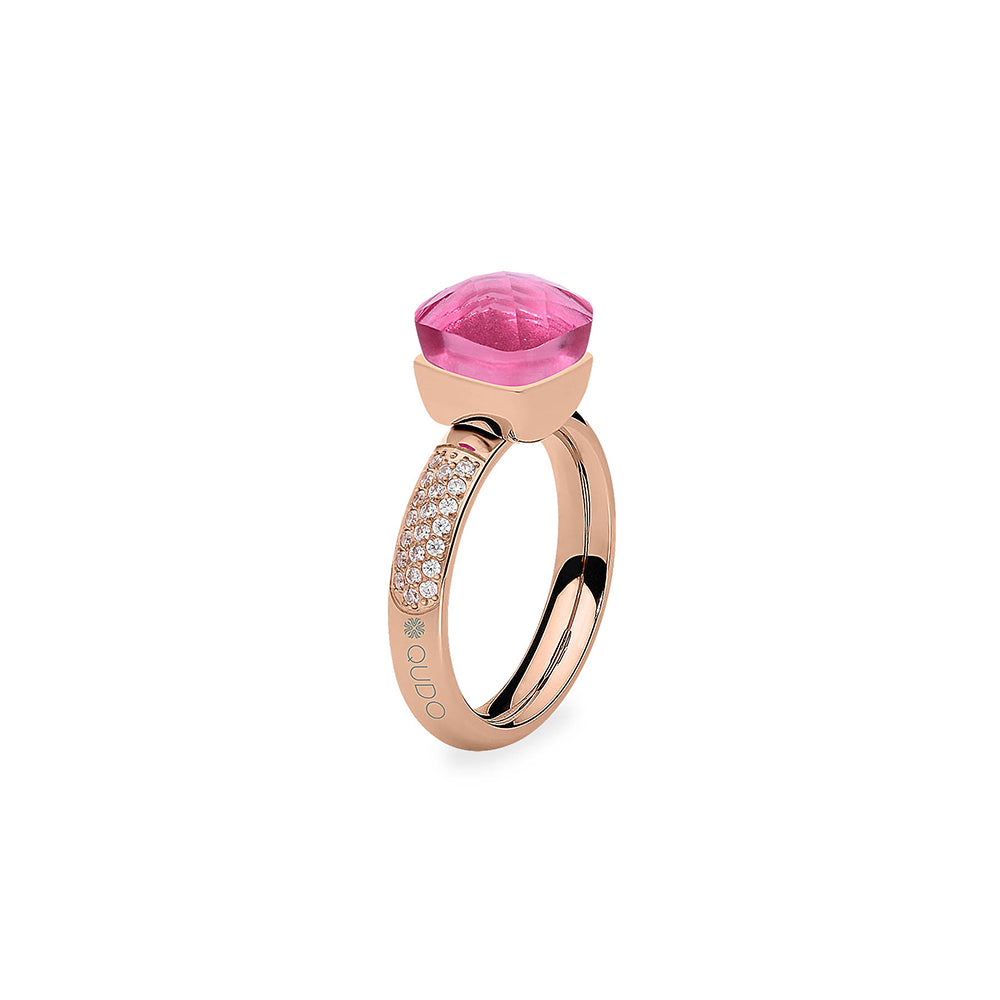 QUDO Firenze Ring Zirconia Padparadscha