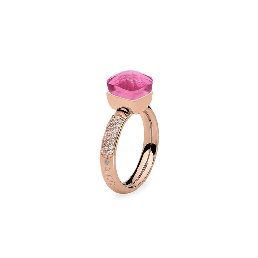 QUDO Firenze Ring Zirconia, Padparadscha