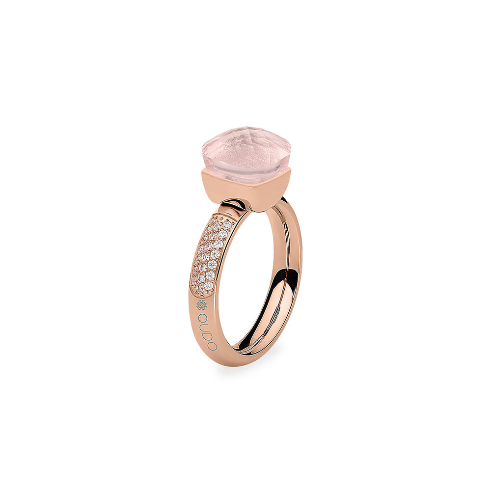 QUDO Firenze Ring Zirconia Vintage Rose