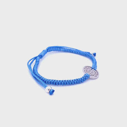 Lucky cotton Bracelet - Sky blue