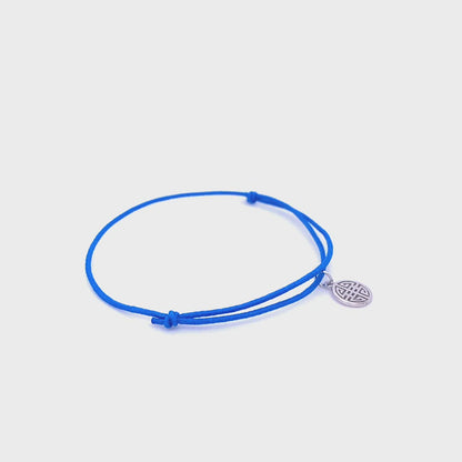 Sky-blue elastic Lucky Bracelet