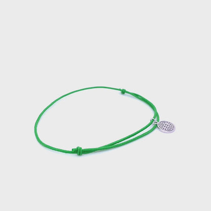 Irish green elastic Bracelet