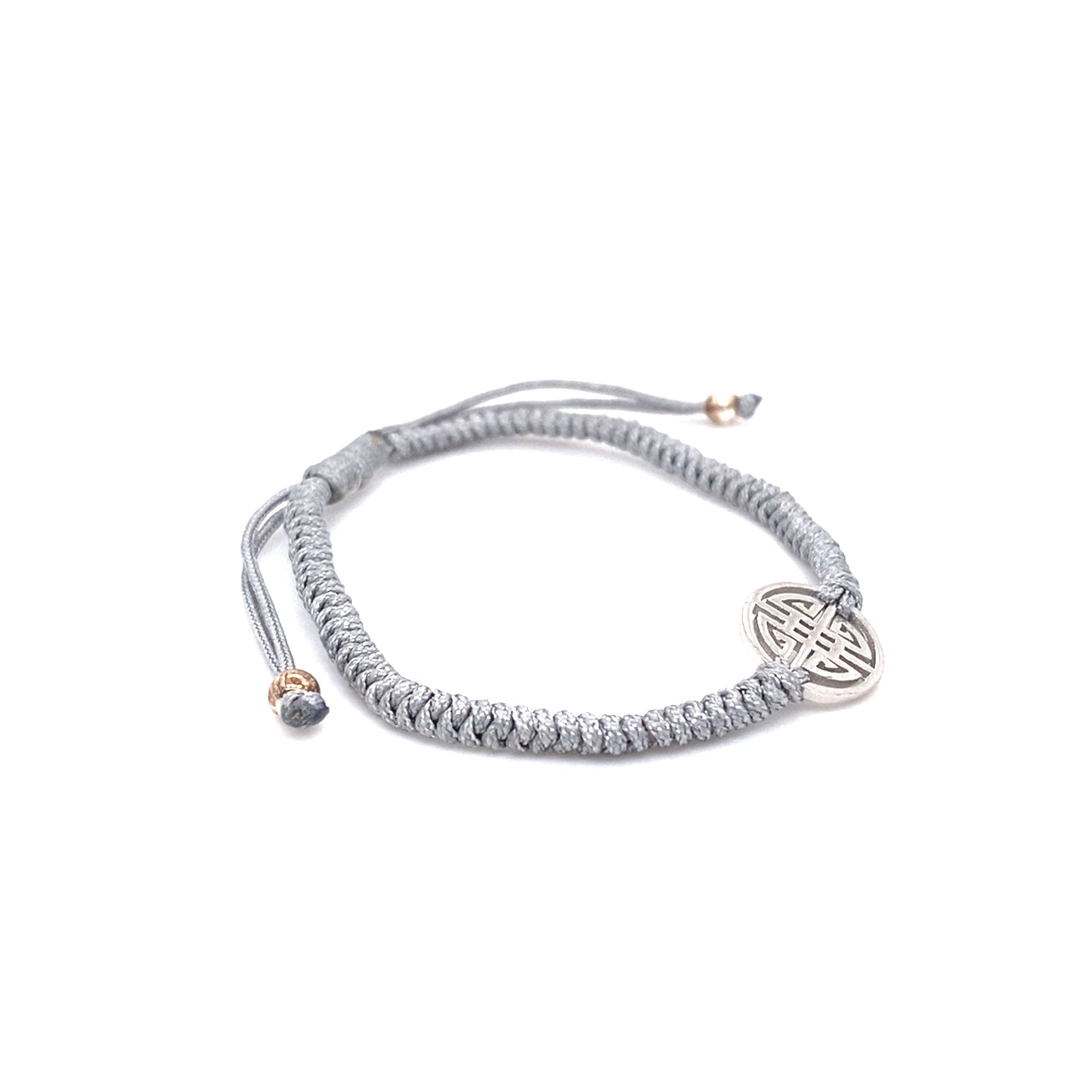 Lucky cotton Bracelet - light grey