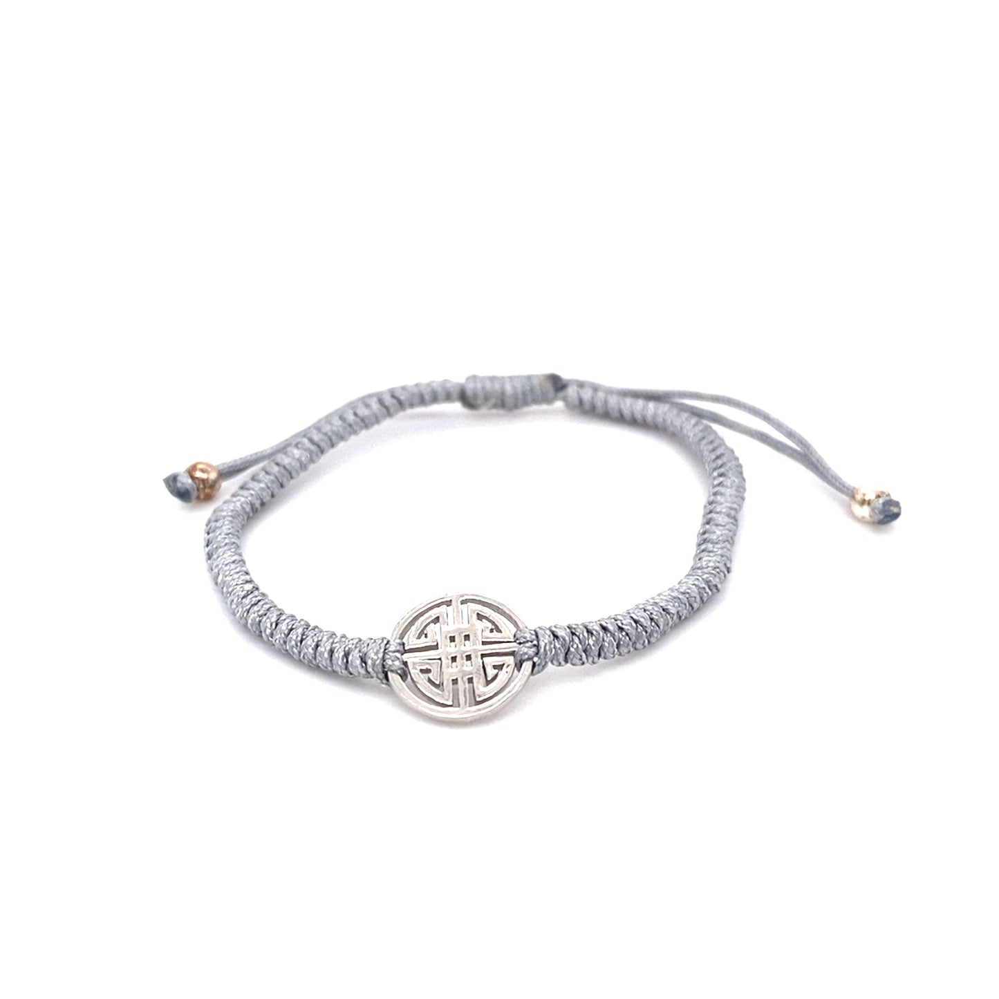 Lucky cotton Bracelet - light grey