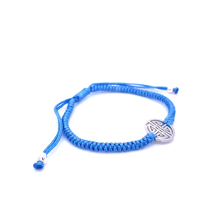 Lucky cotton Bracelet - Sky blue