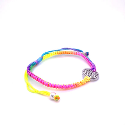 Lucky cotton Rainbow Bracelet