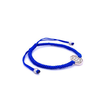 Lucky cotton Bracelet- Cobalt blue