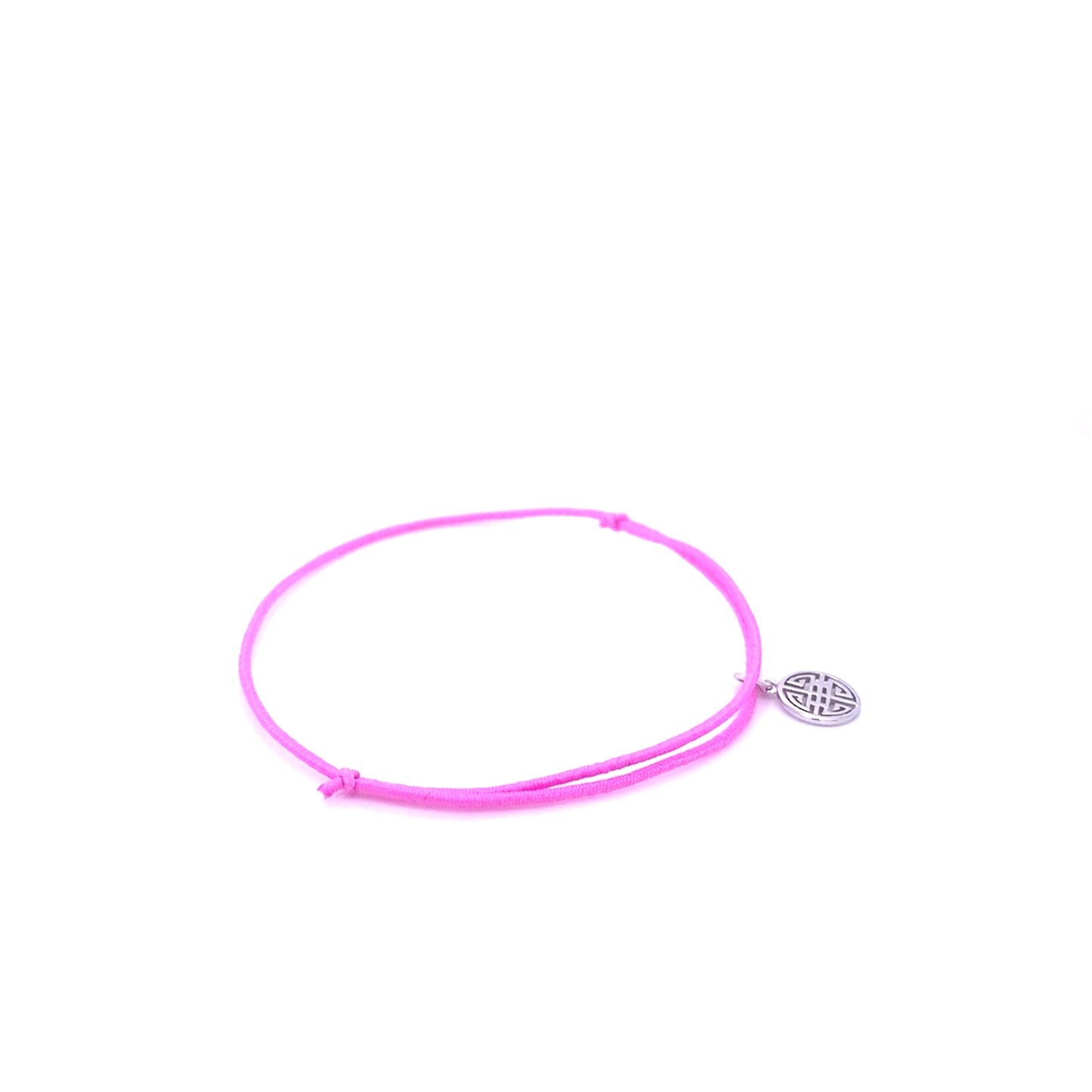 bright pink elastic Lucky Bracelet