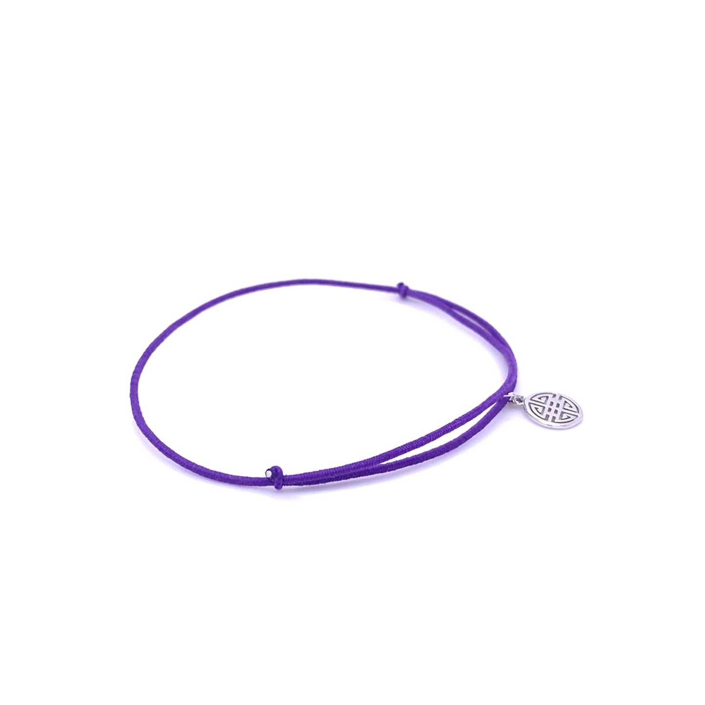 deep purple elastic Lucky Bracelet