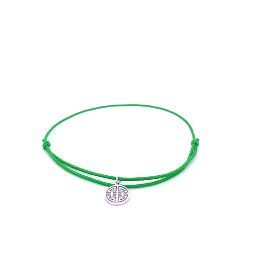 Irish green elastic Bracelet