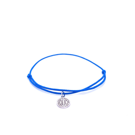 Sky-blue elastic Lucky Bracelet