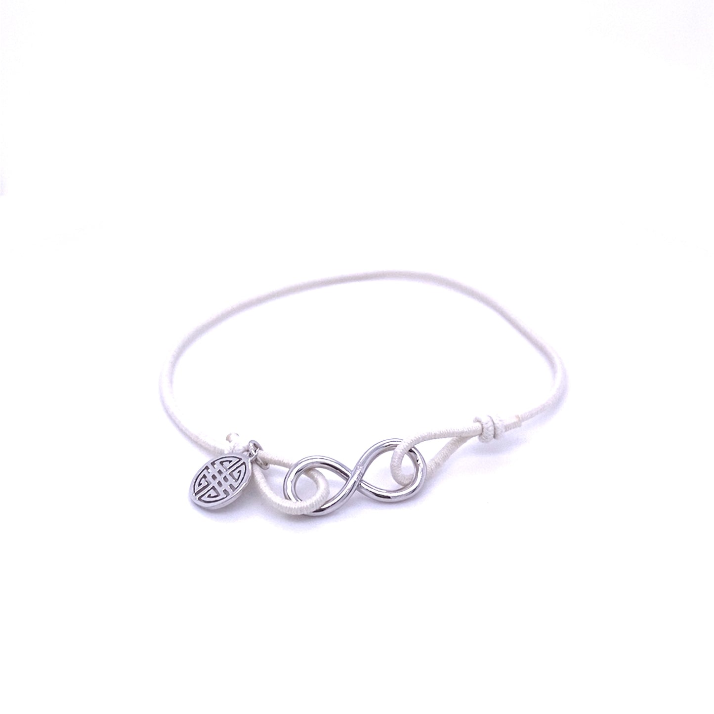 pure white infinity Lucky Bracelet