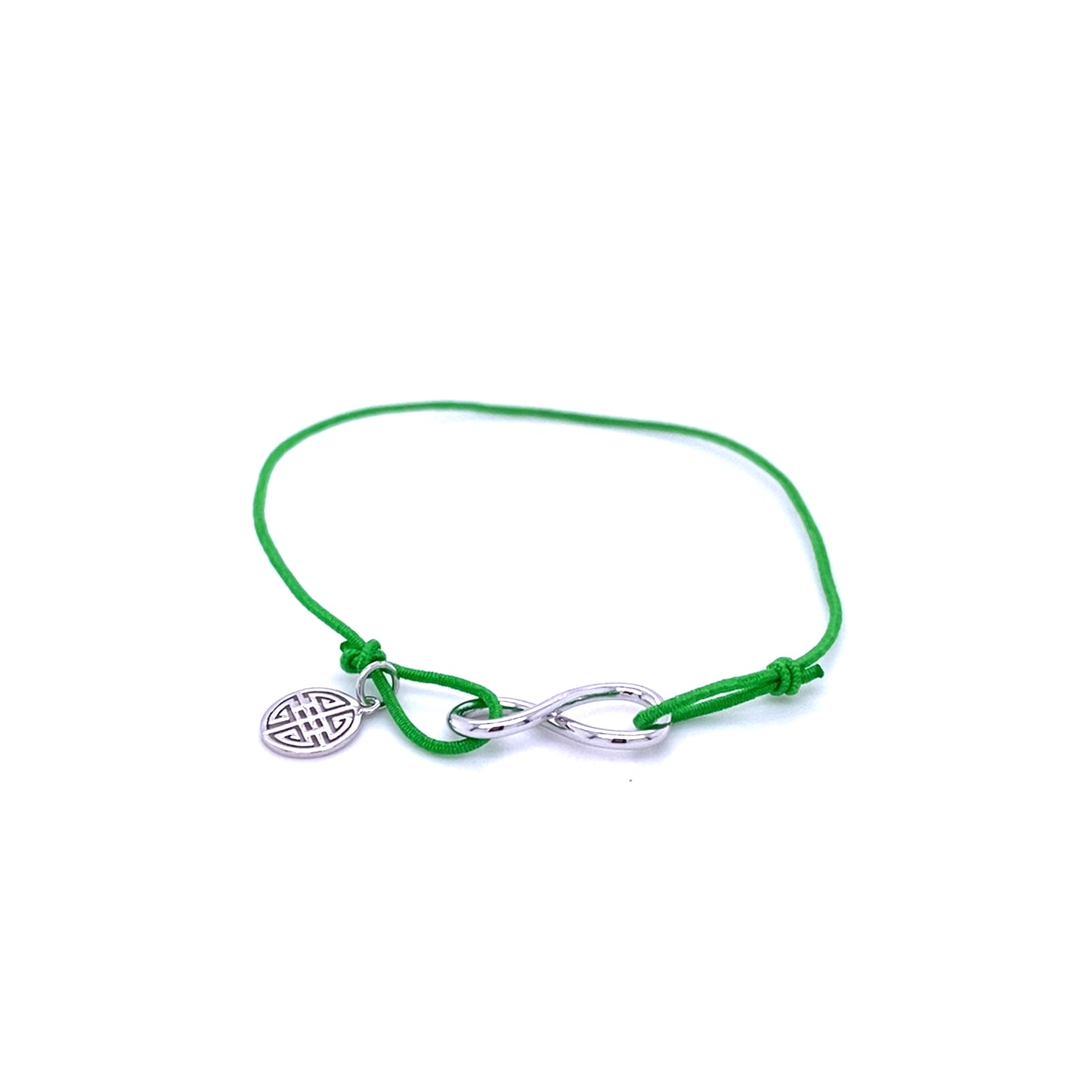 Irish-green infinity Lucky Bracelet