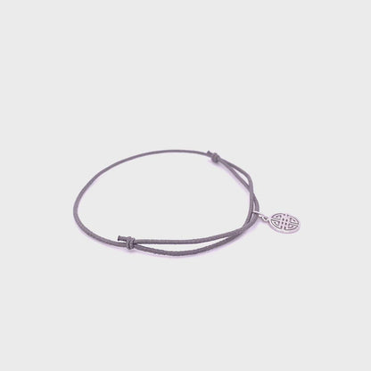 dark grey elastic Lucky Bracelet