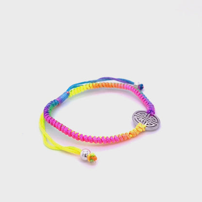 Lucky cotton Rainbow Bracelet