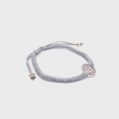 Lucky cotton Bracelet - light grey