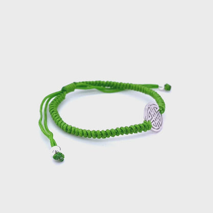 Lucky cotton Bracelet - Irish Green